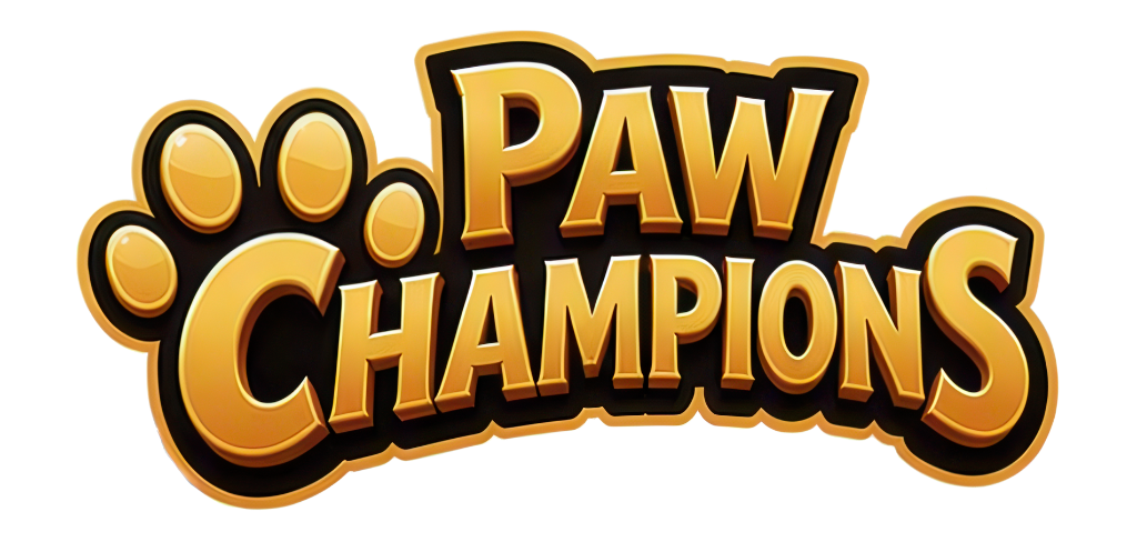Paw Champions 3D Logo
